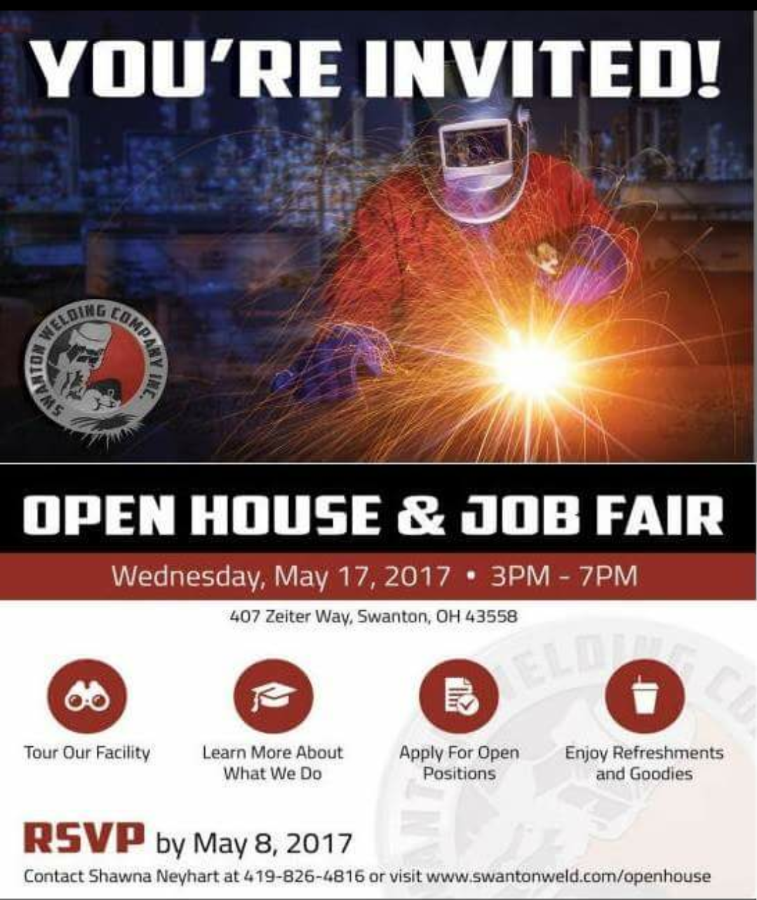 Swanton Welding Open house